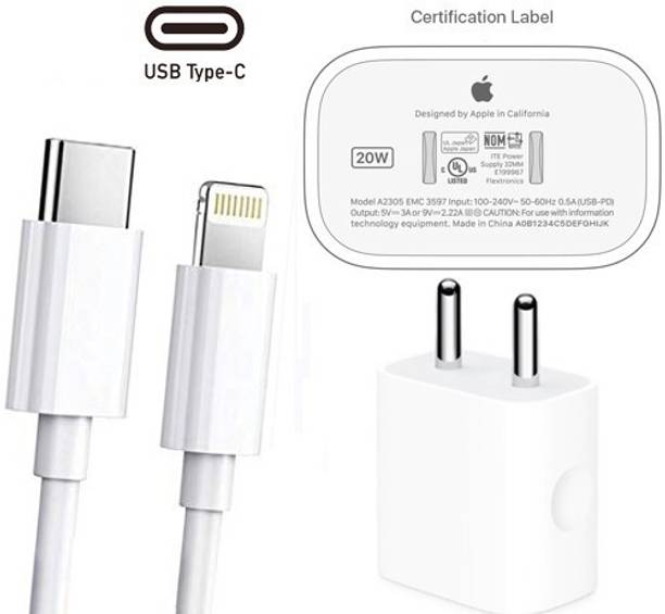 NeroEdge 20 W 3 A Wall Charger for Mobile with Detachable Cable