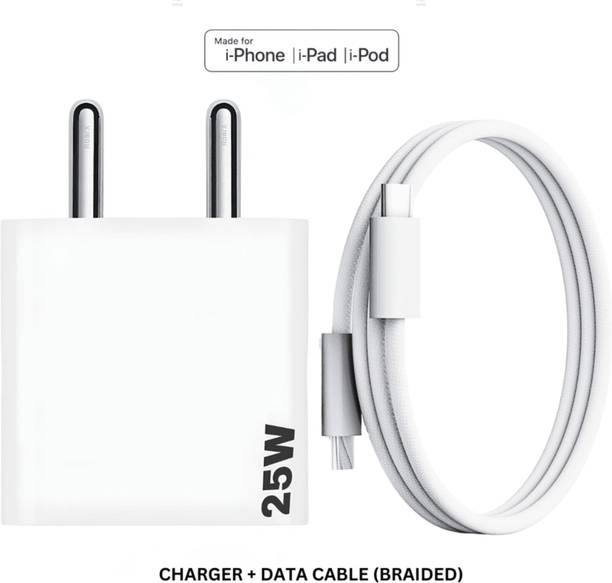 RoarX 25 W Supercharge 3.1 A Wall Charger for Mobile with Detachable Cable
