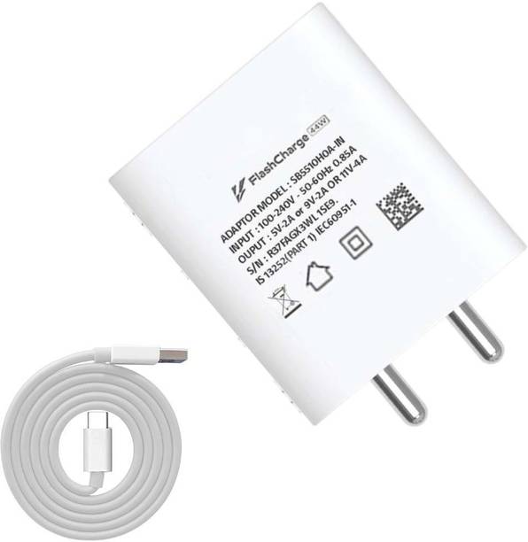 Avaxon 44 W PD 4 A Wall Charger for Mobile with Detachable Cable