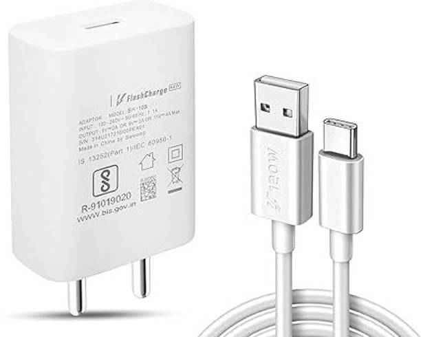 OWEIZIOR 44 W Quick Charge 4 A Wall Charger for Mobile with Detachable Cable
