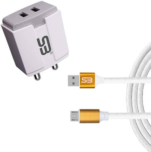 SB 12 W 3.4 A Wall Charger for Mobile with Detachable Cable