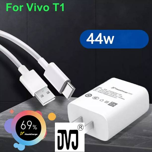DVJ 44 W Quick Charge Wall Charger for Mobile with Detachable Cable