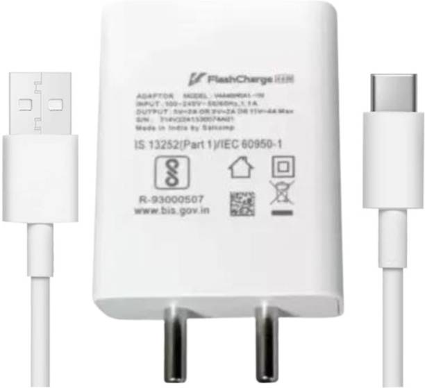 AKCOIZ 44 W Quick Charge 4 A Wall Charger for Mobile with Detachable Cable