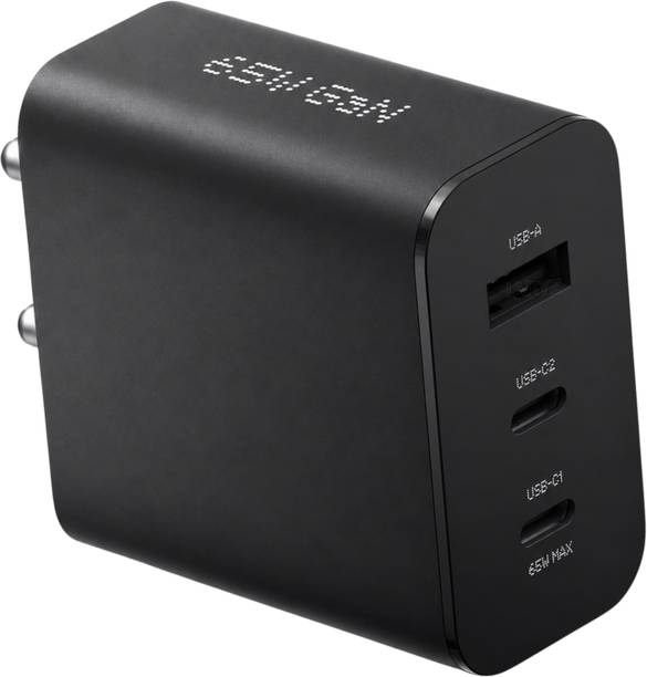 XYNAQ ORIGINAL 65 W Power GaN 3 A Single Port Mobile Charger