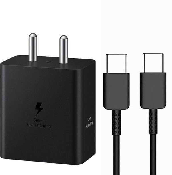 Samsung 45 W GaN 3 A Wall Charger for Mobile with Detachable Cable