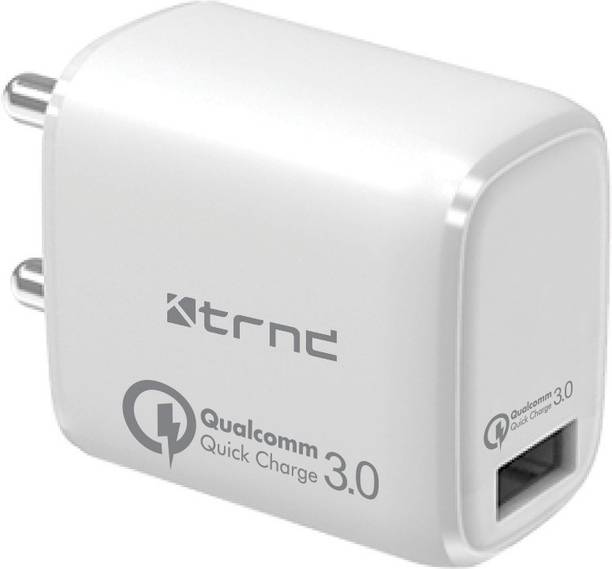 TRND 2.4 A Wall Charger for Mobile with Detachable Cable