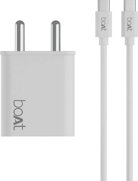 boAt 22.5 W Quick Charge 3 A Wall Charger for Mobile with Detachable Cable