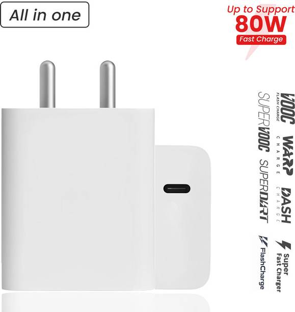 MAK 80 W Power GaN 4 A Wall Charger for Mobile