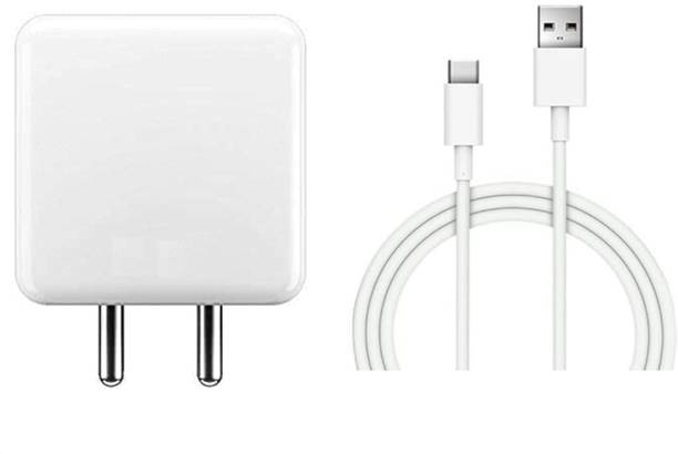 OPPO 80 W SuperVOOC 7.3 A Wall Charger for Mobile with Detachable Cable