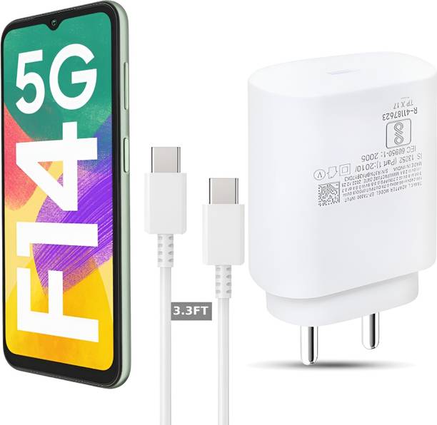 Zybux 25 W PD 3 A Wall Charger for Mobile with Detachable Cable