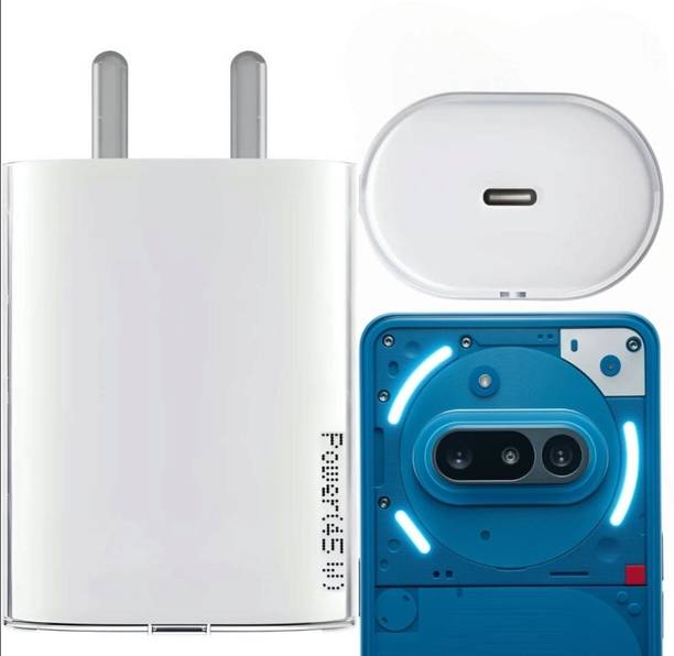 fire turtle 45 W Quick Charge 4.4 A Wall Charger for Mobile with Detachable Cable