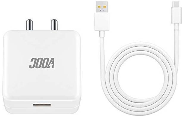GaN Charger 33 W SuperVOOC 4 A Wall Charger for Mobile with Detachable Cable