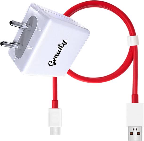 Genuily 100 W SuperVOOC 6 A Wall Charger for Mobile with Detachable Cable