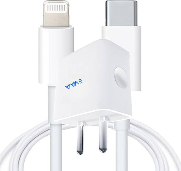 EVAAENTERPRISES 20 W PD 3.6 A Wall Charger for Mobile with Detachable Cable