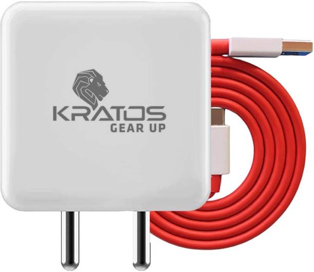 Kratos 45 W SuperVOOC 3 A Wall Charger for Mobile with Detachable Cable