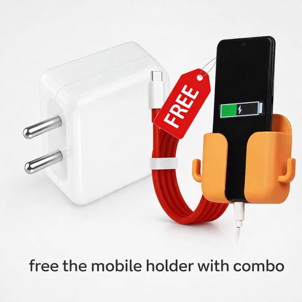 OnePlus 80 W SuperVOOC 9 A Wall Charger for Mobile with Detachable Cable