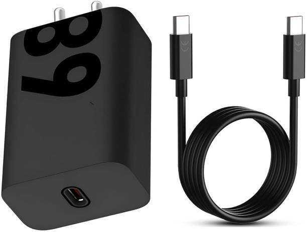 MAK 68 W PD 6 A Wall Charger for Mobile with Detachable Cable