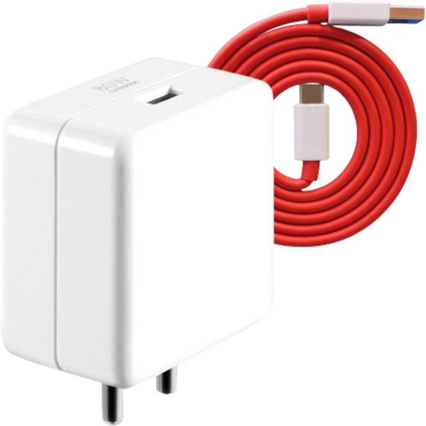 IARYZ ORIGINAL 80 W SuperVOOC Wall Charger for Mobile with Detachable Cable