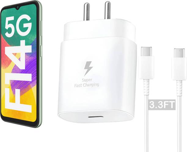 Zybux 25 W PD 3 A Wall Charger for Mobile with Detachable Cable