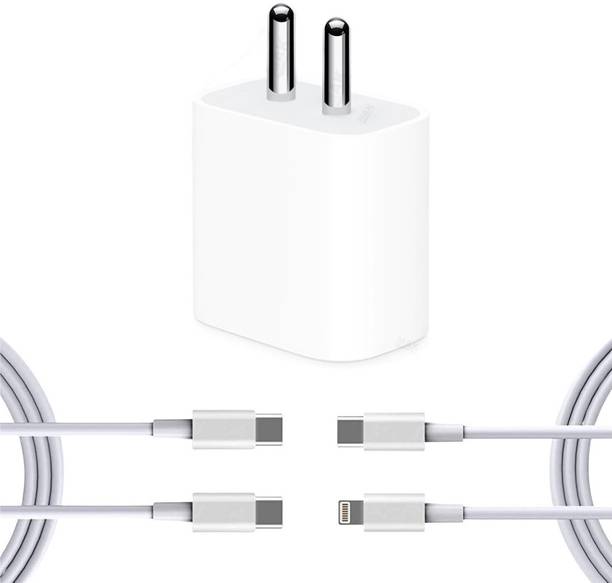 MAK 20 W Quick Charge 3 A Wall Charger for Mobile with Detachable Cable