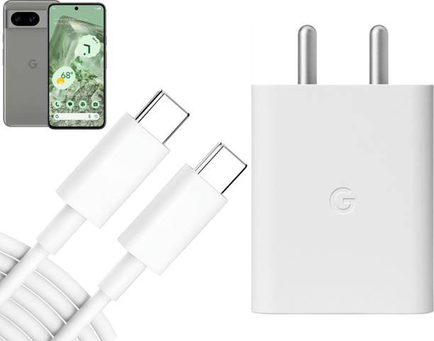 Zybux 30 W PD 3 A Wall Charger for Mobile with Detachable Cable