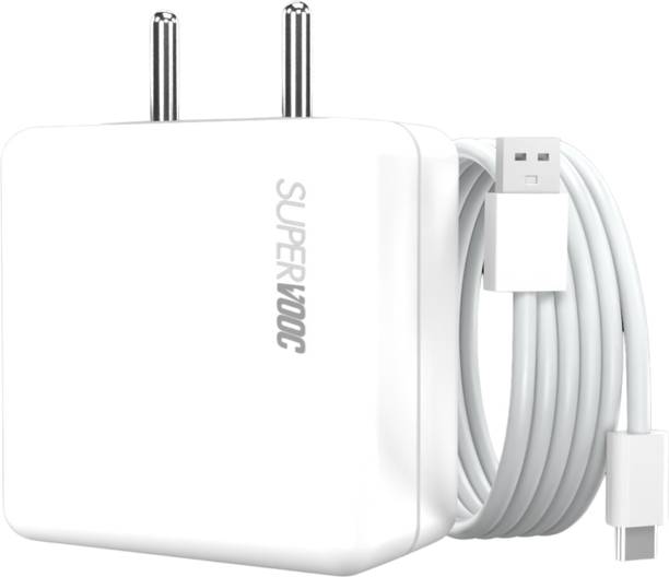 HOMEMO 20 W SuperVOOC 6 A Wall Charger for Mobile with Detachable Cable
