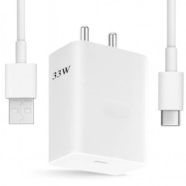 Solarity 33 W SuperVOOC 6 A Wall Charger for Mobile with Detachable Cable
