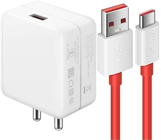 Mad Gorrillah 65 W SuperVOOC 6 A Wall Charger for Mobile with Detachable Cable