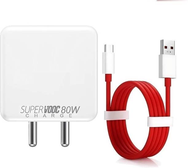 SB 80 W SuperVOOC 7 A Wall Charger for Mobile with Detachable Cable