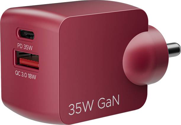 boAt 35 W GaN 3 A Wall Charger for Mobile