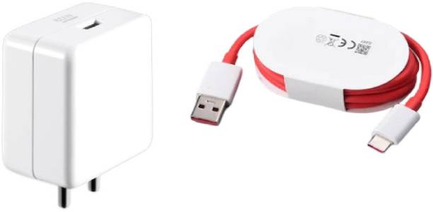 OnePlus 80 W SuperVOOC 7.3 A Wall Charger for Mobile with Detachable Cable