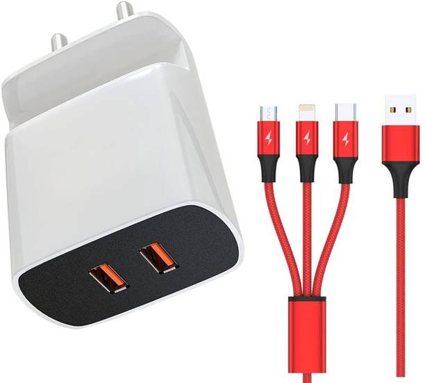 TROST 18 W Quick Charge 3.4 A Wall Charger for Mobile with Detachable Cable
