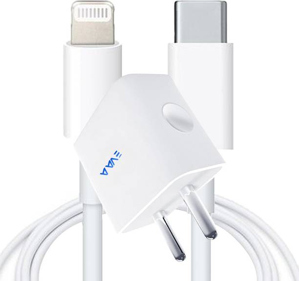 EVAAENTERPRISES 20 W Quick Charge 6 A Wall Charger for Mobile with Detachable Cable
