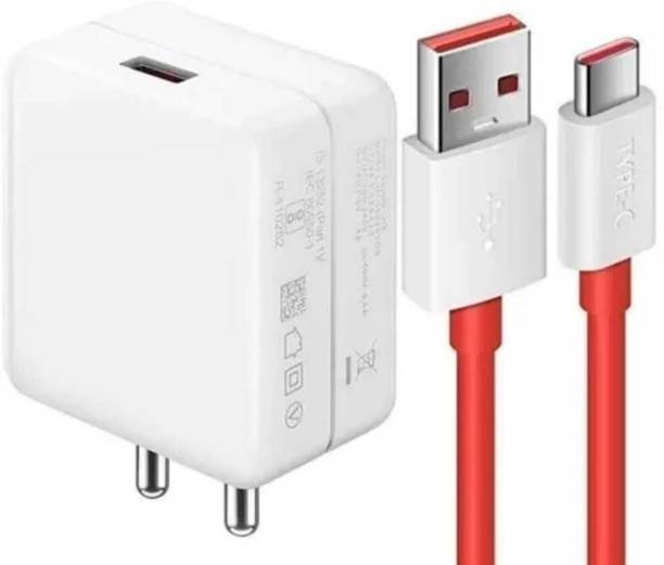 EVAAENTERPRISES 80 W SuperVOOC 6 A Wall Charger for Mobile with Detachable Cable