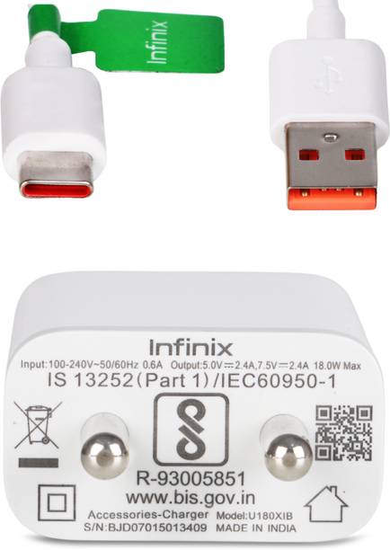 Infinix Quick Charge 2 A Wall Charger for Mobile
