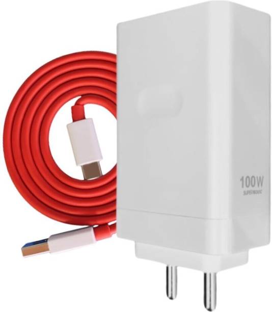 Avaxon 100 W SuperVOOC 9 A Wall Charger for Mobile with Detachable Cable