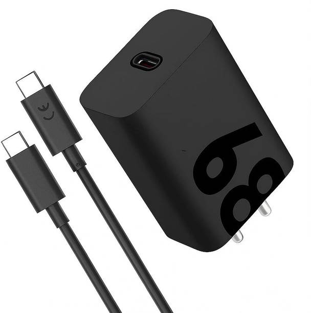 Jmax 68 W Adaptive Fast Charging 5 A Wall Charger for Mobile with Detachable Cable