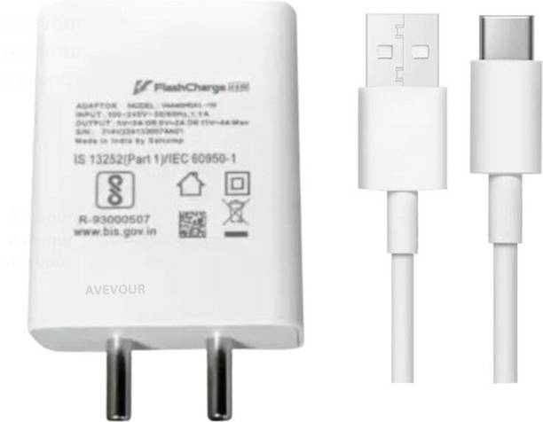 WEFIXALL 44 W 4 A Wall Charger for Mobile with Detachable Cable