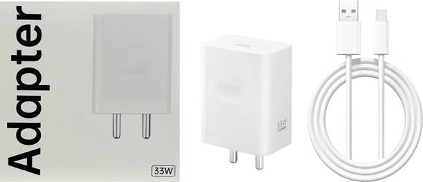 OPPO 33 W SuperVOOC 3 A Single Port Mobile Charger with Detachable Cable