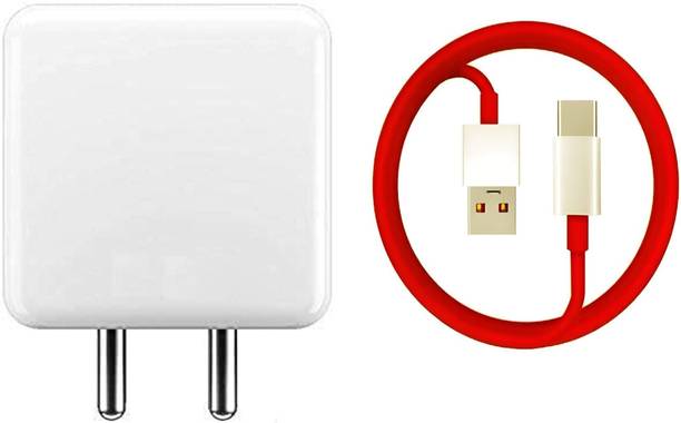 OnePlus 80 W SuperVOOC 7.3 A Wall Charger for Mobile with Detachable Cable
