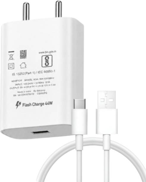 ELECTRABLOOM 44 W Quick Charge 4.4 A Wall Charger for Mobile with Detachable Cable