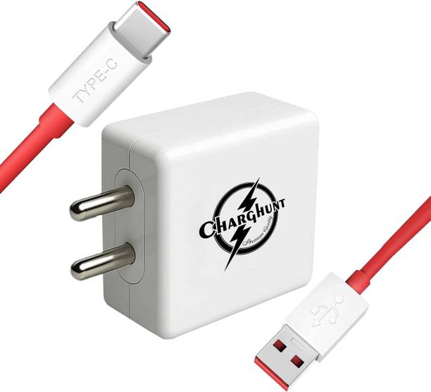ChargHunt 85 W SuperVOOC 6.5 A Wall Charger for Mobile with Detachable Cable