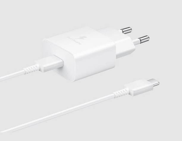 Samsung 15 W 3 A Wall Charger for Mobile with Detachable Cable