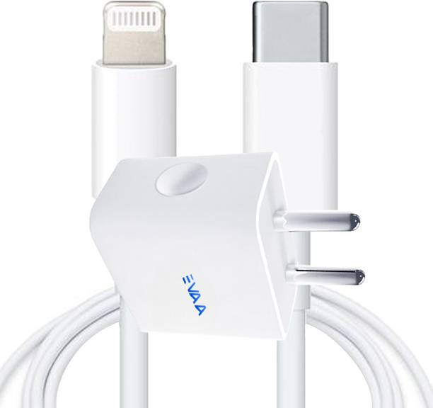 EVAAENTERPRISES 20 W Quick Charge 6 A Wall Charger for Mobile with Detachable Cable