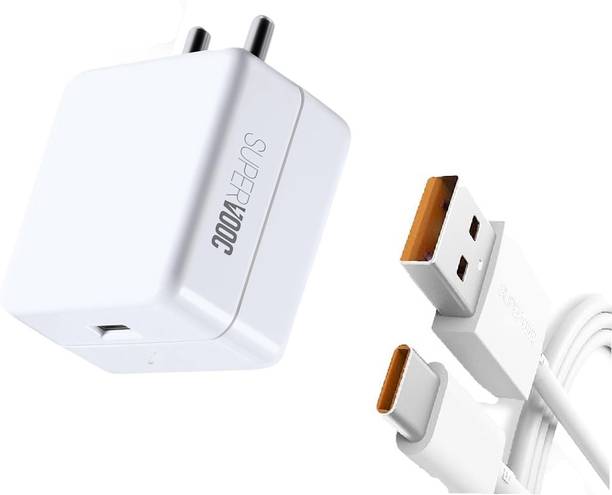 Hespa 65 W SuperVOOC 3 A Wall Charger for Mobile with Detachable Cable