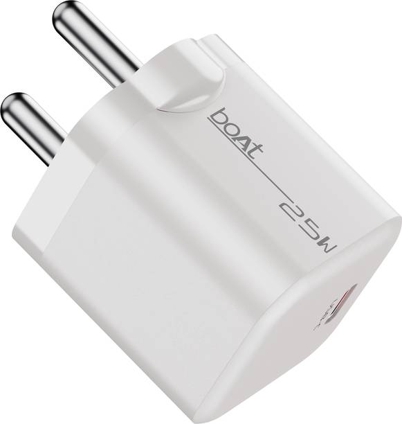boAt 25 W GaN 3 A Wall Charger for Mobile