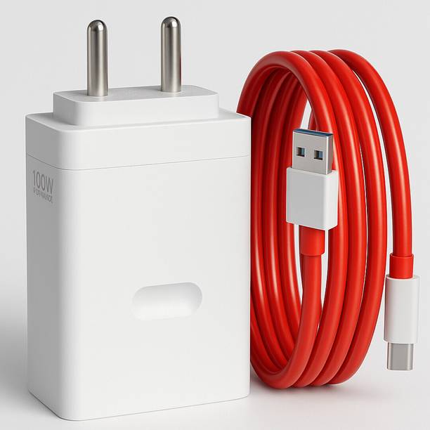 SB 100 W SuperVOOC 9 A Wall Charger for Mobile with Detachable Cable