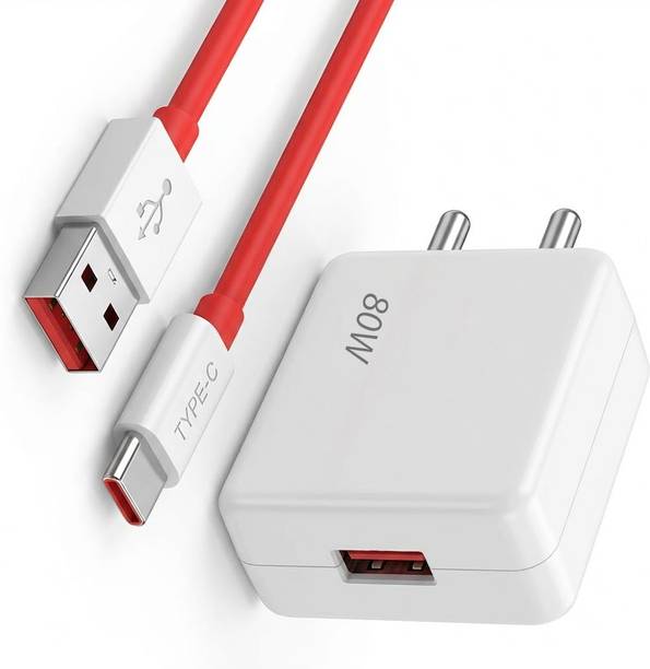 ultraRAP 80 W SuperVOOC 6 A Wall Charger for Mobile with Detachable Cable