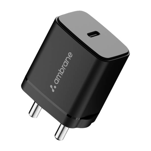 Ambrane 25 W GaN 3 A Wall Charger for Mobile