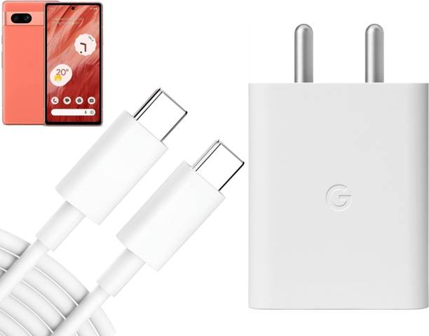 Zybux 30 W PD 3 A Wall Charger for Mobile with Detachable Cable